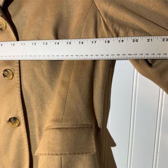 Lafayette 148 New York Beige Tan Blazer Wool Jacket 12 Quiet Luxury Old Money - Picture 4 of 10